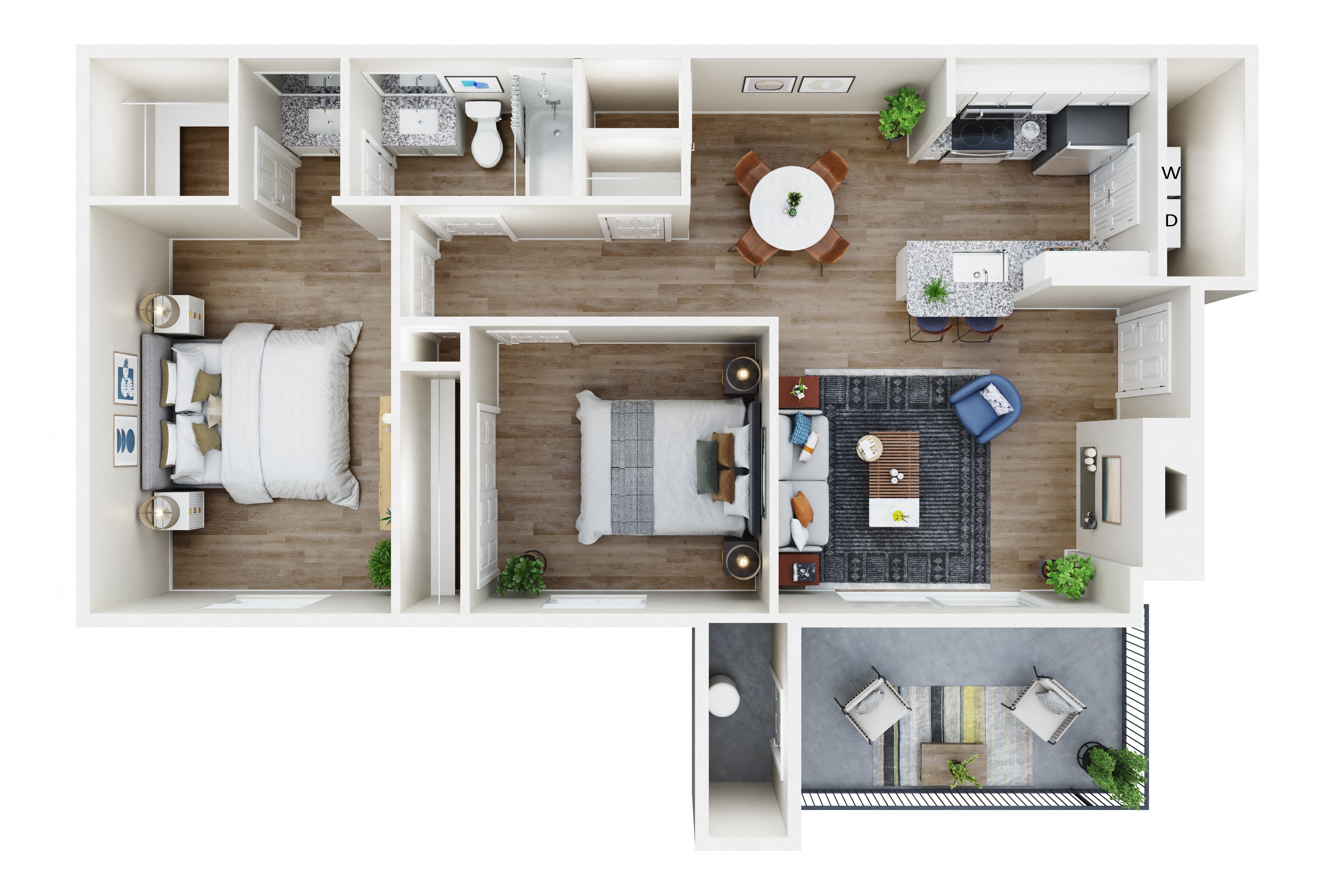 B1 Renovated floor plan